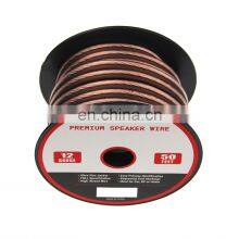 12AWG Frosted Flexible Transparent Speaker Wire Flexible Professional Car Audio Speaker Cable Wire thumbnail-6