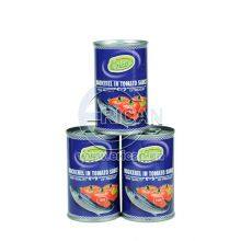 Factory Price Canned Fish Tin Mackerel in Tomato Sauce 155g/425g thumbnail-3