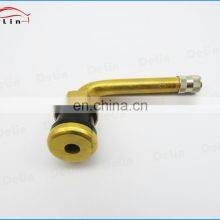 DeLin 90 Degree Tubeless Brass Truck Tire Valve Stems TR571C with 90 Degree Bend