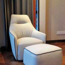 Modern Style Leisure Chair and Footrest Stool LC1505-16+10 Upholstery Chair - Livingroom Furniture thumbnail-1