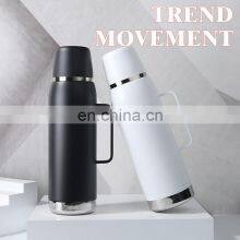 Stainless Steel Vacuum Insulated Camping Bottle Travel Eco-Friendly Sports Water Coffee Bottle Waterproof Flask thumbnail-4