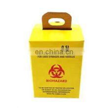 Hot Sell OEM 0.5L 5L Corrugated Paper Medical Safety Box For Syringe