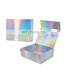 Premium Empty Collapsible Foldable Paper Box Fold up Luxury Magnetic Lock Gift Box thumbnail-2