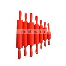Plastic Handle Silicone Rolling Pin Cake Baking Tool Embossing Printing Sugar Pattern Flour Stick thumbnail-4