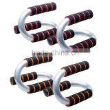 Home Fitness Equipment S-shaped Push Up Stand Push Up Bar Red Color thumbnail-3