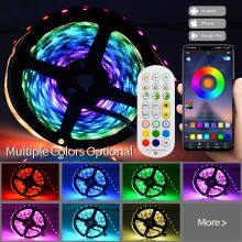 Hot Selling Smart Voice Control Flexible RGB Strip IP65 12-24v With Remote Control thumbnail-4