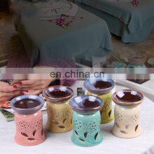 Incense Candle Wax Aroma Oil Burner Bedroom Aromatherapy Candle Stove Essential Oil Lamp Beauty Ceramic Incense Oils Burner thumbnail-3