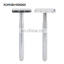 Custom Aluminum High Quality Double Edge Stainless Steel Safety Razors thumbnail-1