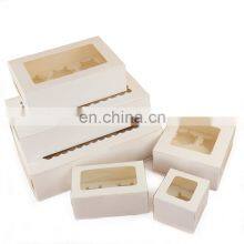 New Arrival Wholesale Price Biodegradable Custom Cardboard Boxes Food Packaging Muffin Cupcake Packaging Paper Box Cake Boxes thumbnail-1