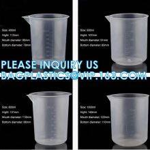 50ml 100ml 150ml 200ml 250ml 300ml 400ml 500ml Graduated Measuring Cups Plastic Beaker thumbnail-5