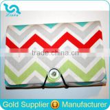Custom Chevron Zig Zag Print Canvas Fabric Coupon Holder/Coupon Organizer/Coupon Keeper