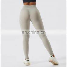 Good Quality Butt Lift Seamless Yoga Shorts Leggings High Waist Peach Hip Sexy Hot Gym Fitness Sports Wear Tight Pants For Women thumbnail-4