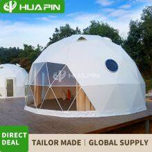 Scenic Area Campsite Tent Resort Residents' Accommodation Spherical Tent Room 6-meter Starry Sky Tent Hotel Wind Resistant and Warm thumbnail-3