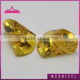 Golden fancy shape axe cz decorative diamonds