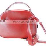 New Style Maroon pu Leather Ladies Handbag thumbnail-5