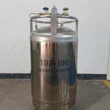 Laboratory Stainless Steel Liquid Nitrogen Tank Self Pressurization Tank YDZ-100 Price Discount thumbnail-5