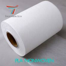 Quanzhou Factories Diapers Upper Coating Layer Tecido Não Tecido Hydrophilic PBAT SMMS,SMS,SSS Non Woven Cloth Biodegradable PLA Spunbond Nonwovens thumbnail-3
