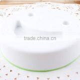 Smiling Face Type Colorful Round Double-deck Plastic Soap Dish thumbnail-3