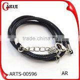 Alloy Jewelry Main Material and Chains Necklaces Nylon Leather Necklace Chain Black thumbnail-1