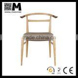 Most cheapest ASH wood leg PU cover dining room chair restaurant chair