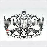 Hot Sell Wholesale Filigree Metal Venetian Man Masquerade Party Masks With Crystals thumbnail-1