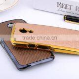 Mobile Phone Electroplating Leather Case for Motorola G2 2ND GEN Hard Back Cover Case thumbnail-5