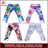 Sublimation printing specialized capri and long yoga leggings
