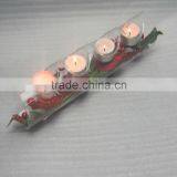 2016 Wholesale Tasteful Home Decor Glass Tea Light Logs Factory Directly thumbnail-2