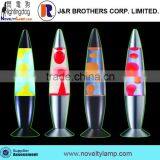 13" Colorful Plating Matel Base Lava Motion Lamp thumbnail-2