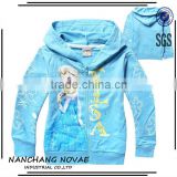Bulk Wholesale Frozen Elsa Children Outerwear & Coats Cartoon Jackets Winter Autumn Baby Kids Custom Hoodies Girls Clothing