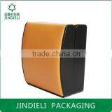 Fashion Arc Yellow and Black Leather Jewelry Box thumbnail-2