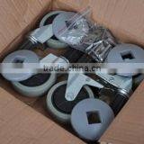 2 Tier Metal Folding Kitchen Island Trolley Storage Dining Food Cart thumbnail-2