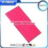 Leather 8000mAh Power Bank for Smartphone Portable Mobile Power