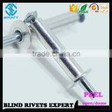 HOT SELLING OPEN END FACTORY RECESSED CROWN ALU/ST PEEL RIVETS thumbnail-5