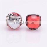 Merry Christmas ! 925 Sterling Silver Jolly Santa Red / White Enamel Charm Bead thumbnail-2