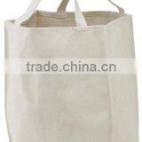 100% Cotton Bag Reusable Blank Tote Canvas Bags for Shopping Traveling thumbnail-1