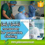 Disposable Patient Nonwoven Fabric Surgical Gowns/sms Nonwoven Fabric/blood Resistant Smms Non Woven Fabric thumbnail-2