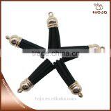 Suede Tassel Necklace Jewelry Making Black 5pcs/blister thumbnail-1