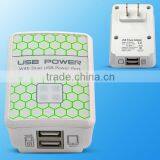 2016 High Speed 2.4A Custom Cell Phone Wall Usb Charger With Fashion Looking and Cheap Price thumbnail-2