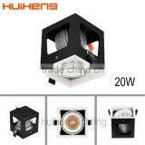 3 years warranty alimunum LED grille light cob square ceiling downlight