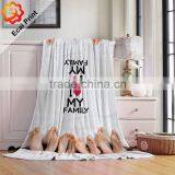 High Quality Special Custom Printed Soft Blanket thumbnail-2