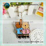 Bear Couple Converse Keychain/stainless Steel Keychain/cool Keychain/lego Keychain