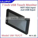 Just USB Input 7-inch TFT LCD Cheap USB Touchscreen Monitor