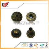 24 Line Ring Snap Black Shank Button For Jeans Buttons thumbnail-1