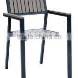 Aluminum plstic wood garden chair/garden furniture set