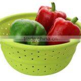 Colorful Spiral-cut Handled Cheap Fruit Basket