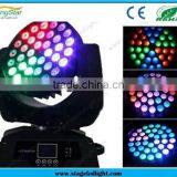 RGBW Zoom 36x10w 4in1 Led Mini Moving Head Wash Light for Stage Decoration thumbnail-4