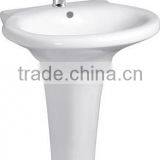 Western Style Fancy Bathroom Pedestal Sinks thumbnail-1