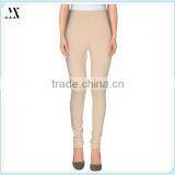 2016 Wholesale Custom Leggings Jersey Tapered Mid-rise Solid Pocket Tan Leggings thumbnail-1