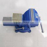 OLICNC Bench Vices With Anvil Swicel Base Heavy Duty 5" 125mm Bench Vise Types